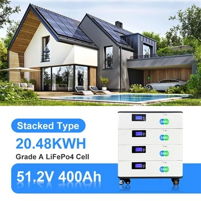 โรงงานจีน Lifepo4 แบตเตอรี่ 51.2V 400Ah 20kWh แบตเตอรี่ลิเธียม